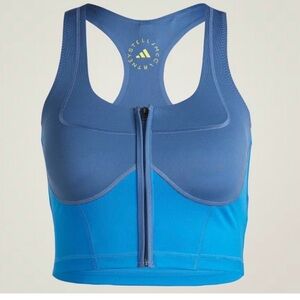 Adidas by Stella McCartney Blue Racerback Sports Bra